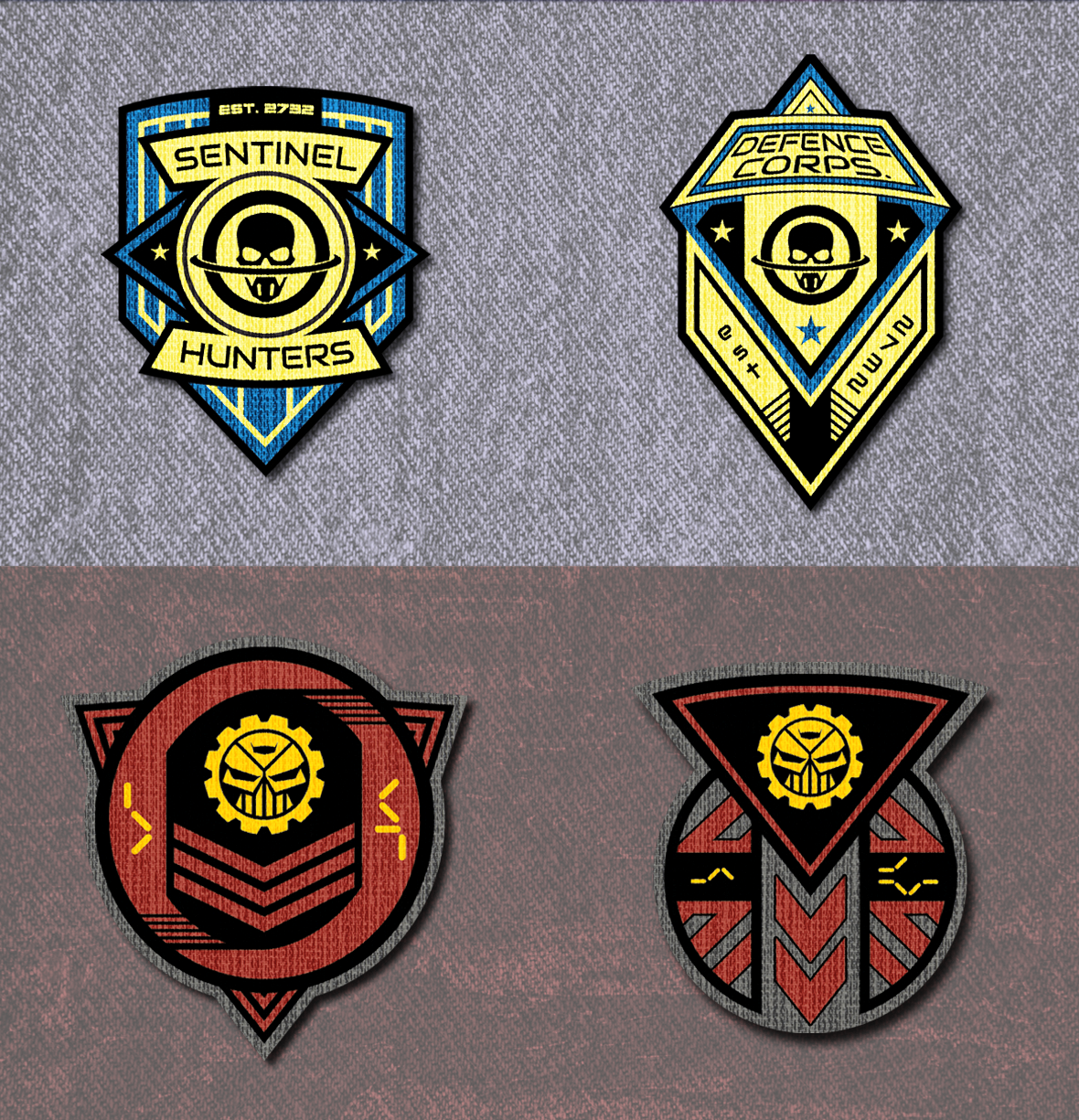 sentinels badges mockup